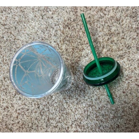 Starbucks Mermaid Logo 16 oz Cold Cup 2021; Light Blue Irridecent - Picture 8 of 8